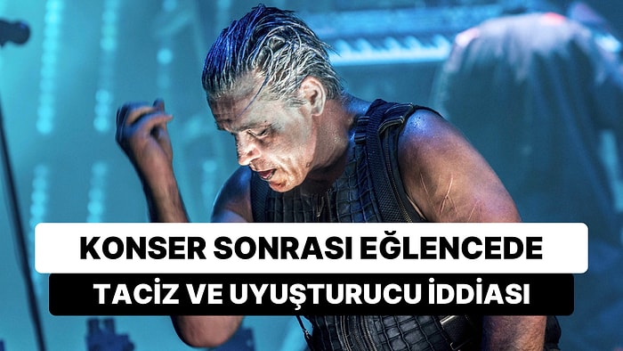 Dünyaca Ünlü Metal Grubu Rammstein'in Yıldızı Lindemann'a Taciz Suçlaması