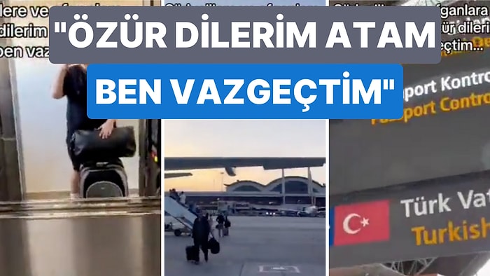 Bir Genç Yurt Dışına Taşındığı Videoyu "Özür Dilerim Atam Ben Vazgeçtim" Notuyla Paylaştı