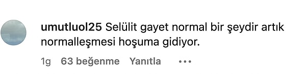 Kendisine destek yorumları da gecikmemiş tabii!