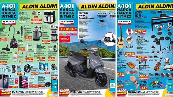 A101'e Müzik Aletleri Geliyor! 15 Haziran 2023 A101 Aldın Aldın Kataloğu