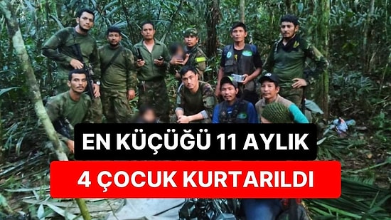 40 Gün Önce Düşen Uçaktan Mucize Kurtuluş: En Küçüğü 11 Aylık 4 Çocuk Kurtarıldı