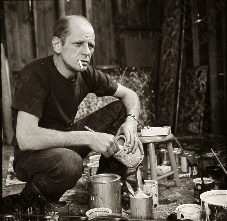 Fırça Yerine Bıçak Kullanan ve Boyayı Tuvale Fırlatan Soyut Sanatın Asi Çocuğu Jackson Pollock