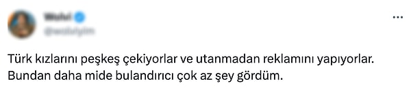 Yabancı uyruklu evlilik yaptığı için Türk kadınlarına peşkeş çekildiğini söyleyen Twitter kullanıcısı sosyal medyada tartışma yarattı.