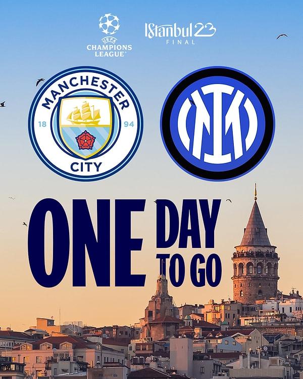 Manchester City ile Inter, UEFA Şampiyonlar Ligi finali kapsamında 10 Haziran Cumartesi akşamı kupa mücadelesi verecek.