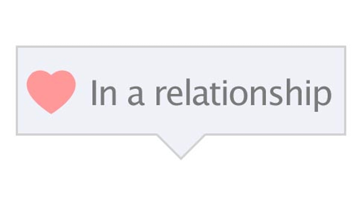 Relationship status. Facebook status