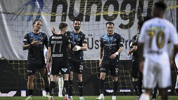 Fenerbahçe'nin kupa zaferiyle birlikte Süper Lig'i 4. bitiren Adana Demirspor, Konferans Ligi'ne katılmaya hak kazandı.
