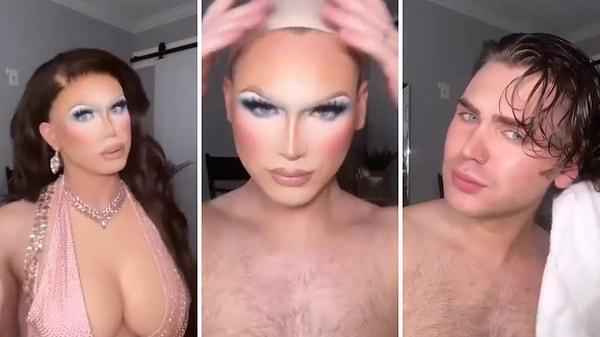 Kendisinin, bir gösterisinin ardından makyajını sildiği videosu sosyal medyada viral oldu.