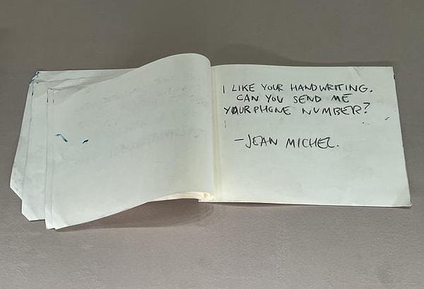 15. Jean-Michel Basquiat'ın not defteri 👇