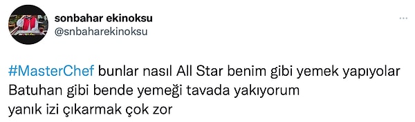 1. Gelin izleyicinin şimdiden dört kolla sarıldığı MasterChef All Star'a yorumlarına ve tüm eleştirilerine rağmen fandom hazırlıklarına bile başladıklarını gösteren tepkilerine beraber bakalım! 👇