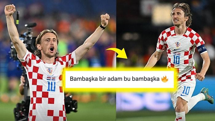 Herkesi Kendine Hayran Bıraktı! Hırvatistan'ı Finale Taşıyan Luka Modric'e Gelen Yorumlar
