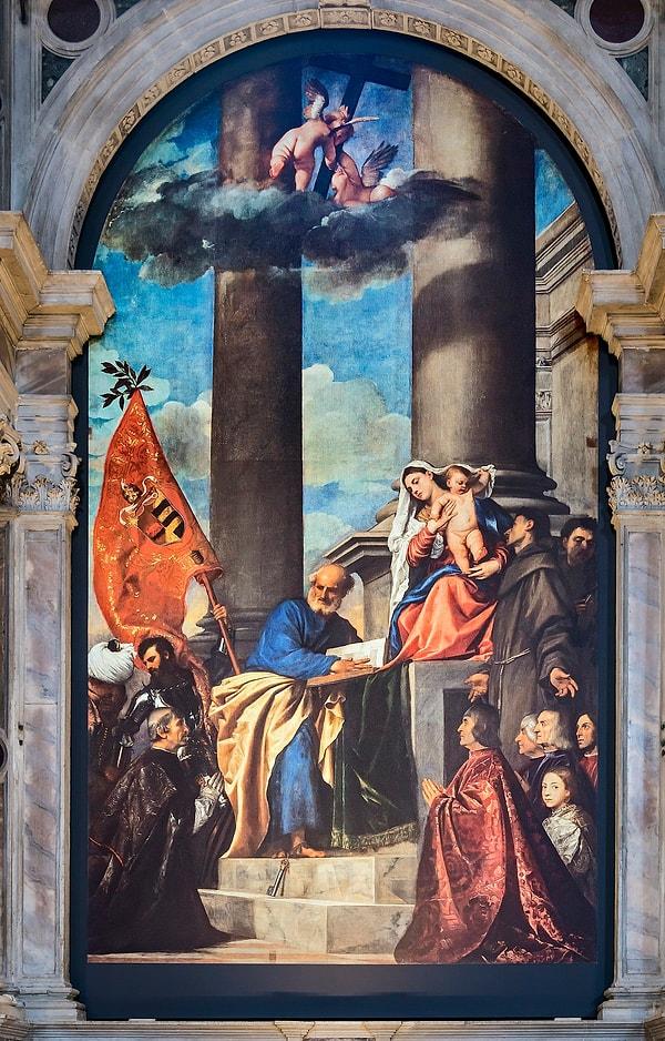 Titian'ın en önemli eserlerinden biri, "Pesaro Madonnası" olarak bilinen tablosudur.