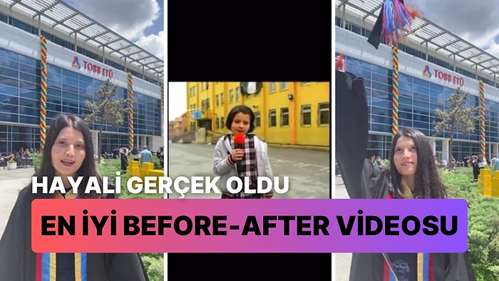 Daha İyi Before-After Videosu Gelmedi: İlkokuldayken Doktor Olmak İstiyordu, Şimdi Tıp Mezunu Oluyor...