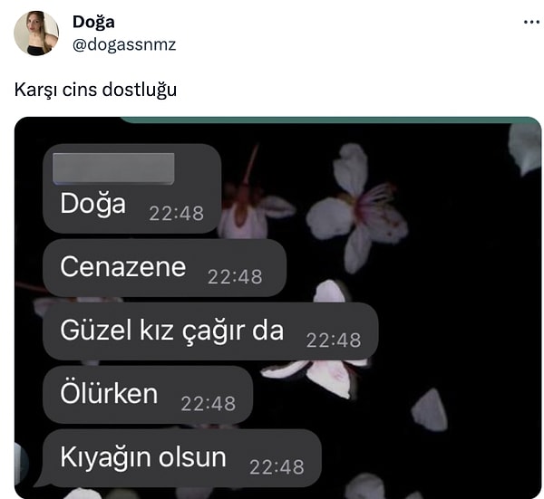 Karşı cins dostluğuna bir örnek 👇