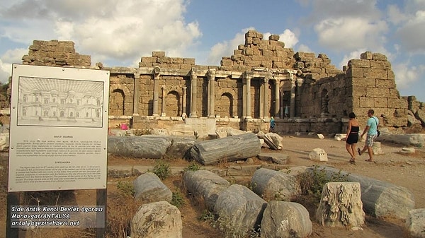 Side Ancient City Apollo - Athena Temple