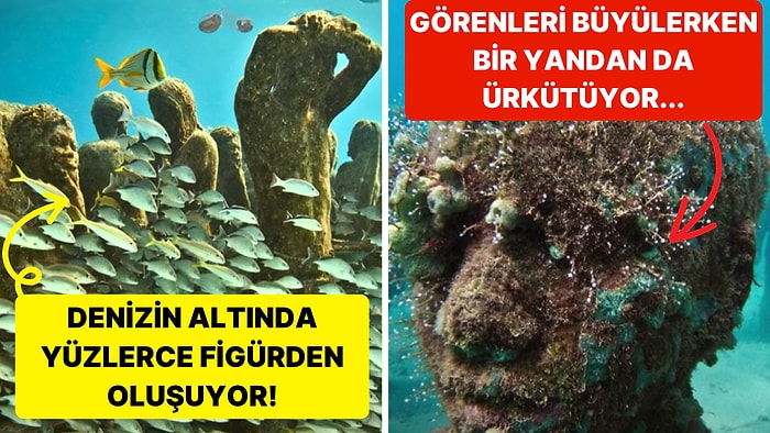 Su Altında Harikalar Yaratan Sanatçı Jason DeCaires Taylor'ın Bu Eserlerini Görünce Şoke Olacaksınız!