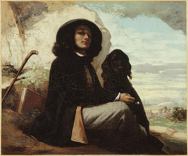 19. yüzyılın en tartışmalı ressamı Courbet, 14 yaşında resimle tanışmıştır.