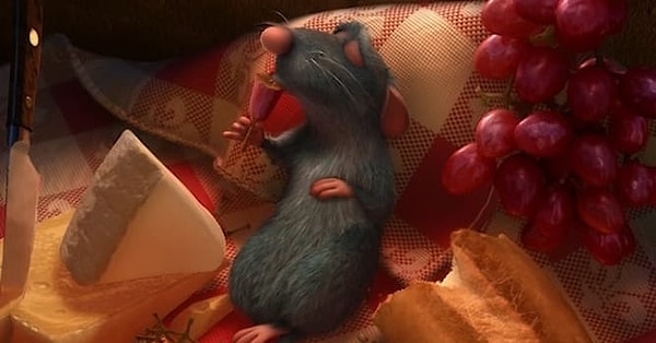 10. Как называется мультфильм, в котором роль шеф-повара играет крыса?