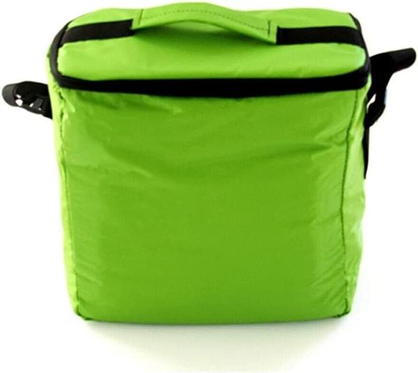 10. 22 litrelik yeşil termal çanta.