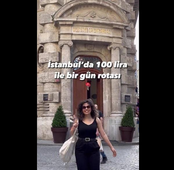 "Merveyinegeziyo" isimli Instagram hesabında son dönemde yapılan, "50 euro ile ne alınır?", "Almanya-İstanbul challlenge", "asgari ücretleri değiştirdik" videolarına benzer bir geçim video paylaştı.