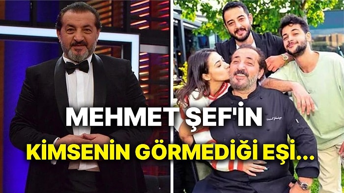 MasterChef Jürisi Mehmet Şef'in Boşanıp Boşanmadığı Merak Konusu Olan Eşinin Sırrı Nihayet Çözüldü!