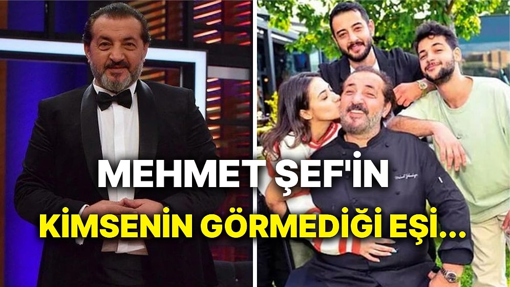 MasterChef Jürisi Mehmet Şef'in Boşanıp Boşanmadığı Merak Konusu Olan Eşinin Sırrı Nihayet Çözüldü!