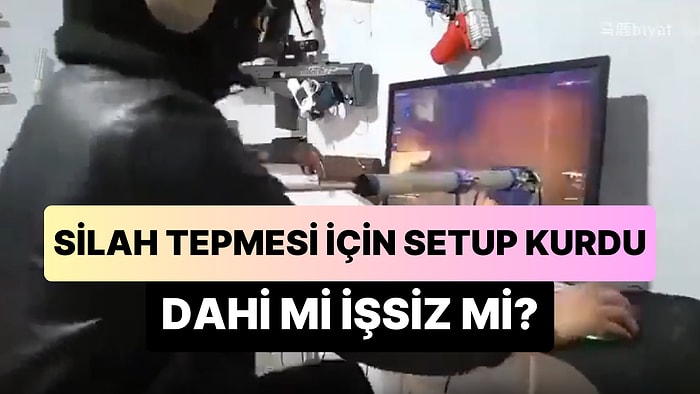 VR Ayağa Kalk Büyüğün Geldi: Oyundaki Silah Tepmesini Hissetmek İçin İnanılmaz Bir Setup Kuran Adam