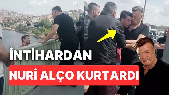 Haliç'te İntihar Girişiminde Bulunan Gence Nuri Alço El Uzattı: Genç Ağlayarak İntihardan Vazgeçti
