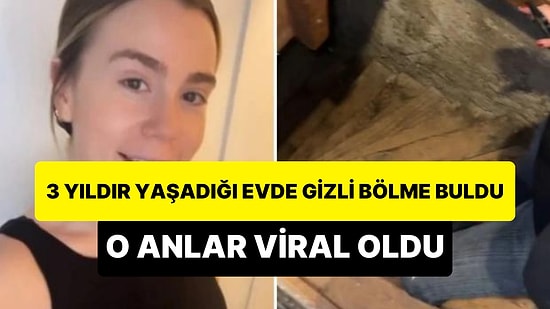 3 Yıldır Yaşadığı Evde Merdivenle İnilen Gizli Bir Alan Keşfeden Kadın