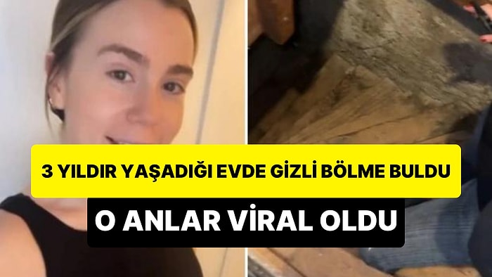 3 Yıldır Yaşadığı Evde Merdivenle İnilen Gizli Bir Alan Keşfeden Kadın