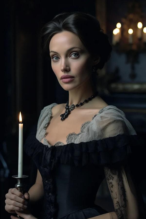 8. Angelina Jolie, Victoria devrinde yaşasaydı... 😍