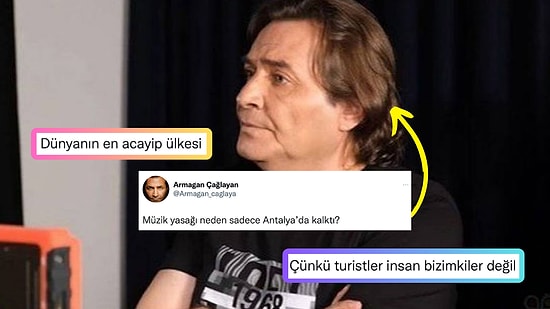 Armağan Çağlayan Sadece Antalya'da Kalkan Müzik Yasağını Sorguladı Sosyal Medya Ayaklandı!