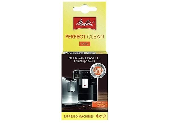 15. Melitta Perfect Clean kahve makinesi temizleme tableti.