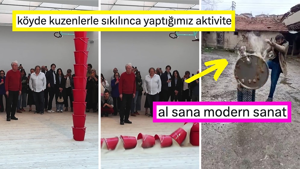 Çağdaş Sanat Gösterisi Olarak Kum Dolu Kovaları Yıkan Sanatçıya Gelen Yaratıcı Yorumlar Güldürdü