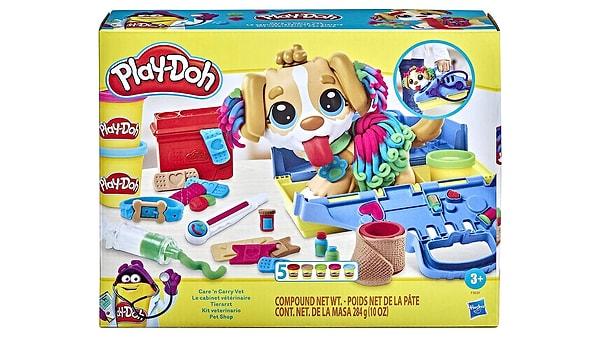 7. Play-Doh Care'n Carry Vet Oyun Hamur Seti