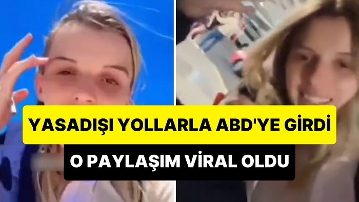 Küçük Oğluyla Birlikte Kaçak Yollarla ABD'ye Giren Kadının Paylaşımı Viral Oldu