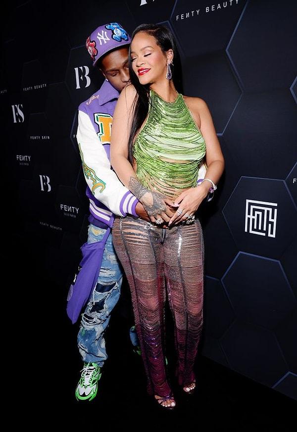 9. Rihanna ve ASAP Rocky demişken ikili hakkında çıkan evlilik dedikodularından da bahsetmezsek olmaz!
