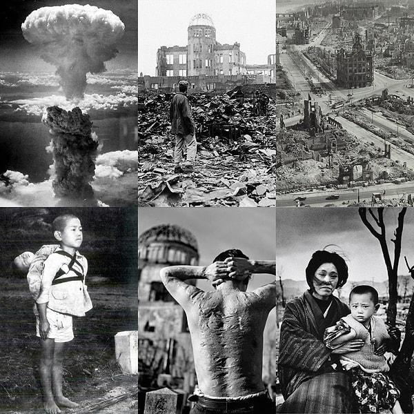1. Hiroşima ve Nagasaki'ye atom bombası atılması, 1945