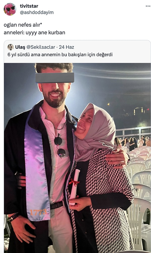 Gurur dolu bakışlar