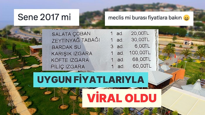 İBB Sosyal Tesislerinde Bodrum'daki Tek Lahmacundan Daha Az Gelen Adisyon Viral Oldu