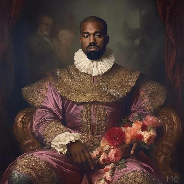 3. Kanye West'i hiç böyle görmediniz. 😅