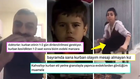 Yaptıkları Kurban Bayramı Paylaşımlarıyla Gülmekten Gözlerini Yaşartacak Kullanıcılar