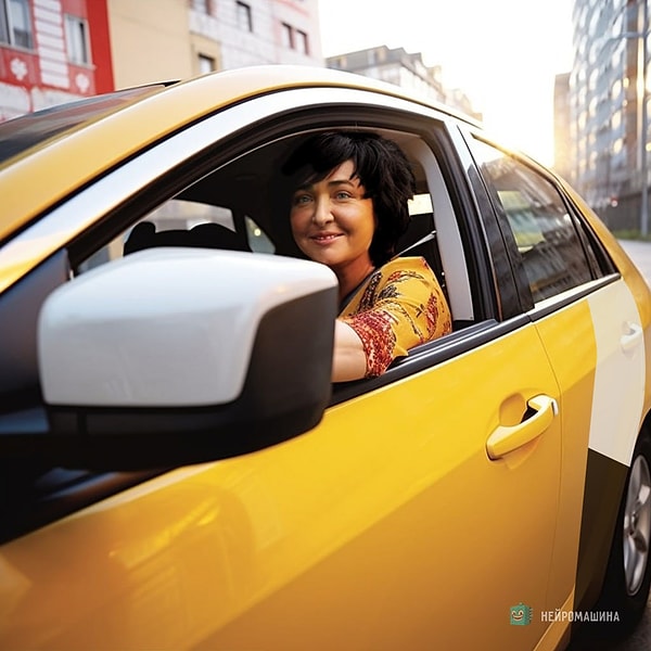 Лолита Милявская — водитель такси