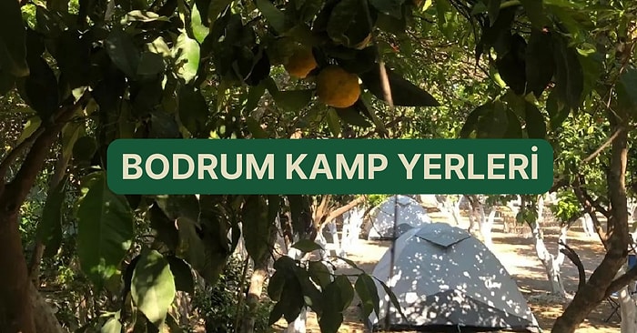 Mandalina Kokularıyla Ciğerlerinizin Mest Olacağı Bodrum’da Kamp Yapılacak Yerler