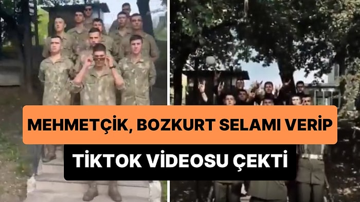 Mehmetçik'in Bozkurt Selamı Vererek TikTok Akımı İçin Çektikleri Video Gündem Oldu