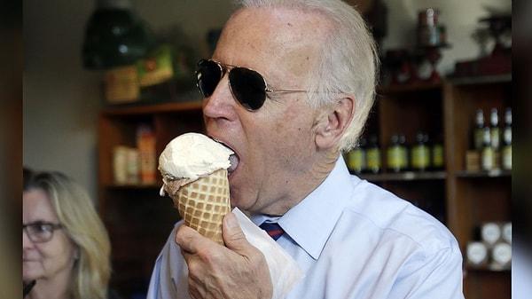 Son dönem başkanı Biden'ın ise favori yiyeceği dondurma.