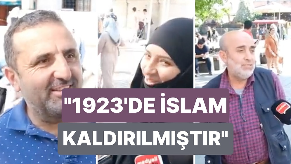 Bir Sokak Röportajında “Cumhuriyet Kaç Yılında İlan Edilmiştir?” Sorusuna Birbirinden İlginç Cevaplar Verildi