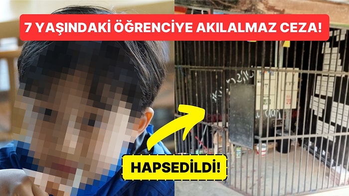 7 Yaşındaki Bir Çocuk Yaramazlık Yaptığı Gerekçesiyle Öğretmeni Tarafından Demir Bir Kafese Hapsedildi!