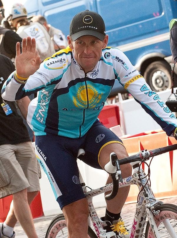 8. "Gelmiş geçmiş en iyi bisikletçilerden biri olan Lance Armstrong'un doping kullanması."