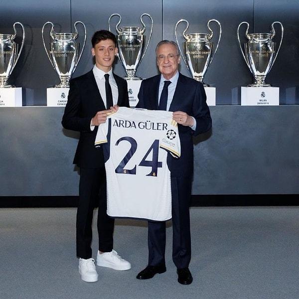 Arda Güler, Real Madrid'e imza attıktan sonra ilk basın toplantısını gerçekleştirdi.