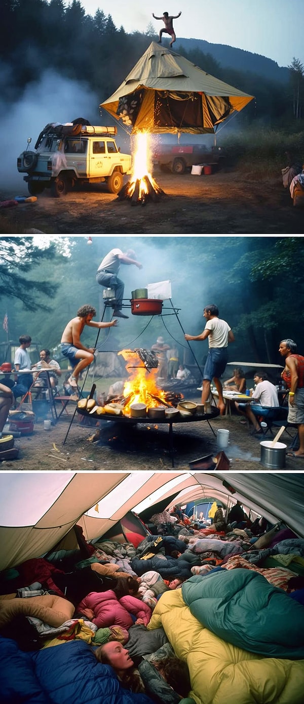 22. Кемпинг действительно выглядит именно так